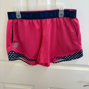 NWOT Bright Pink Women’s Simply Southern Shorts Size Large